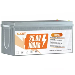Акумулятор Alionti LiFePO4 25,6V/100AH, 2560W*h, 100A (літій-залізо-фосфатний акумулятор для ДБЖ)