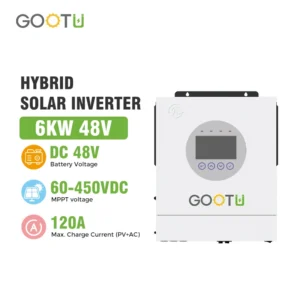 Гібридний інвертор GOOTU GT-H4860M27P9 6 кВт, 48В, MPPT,